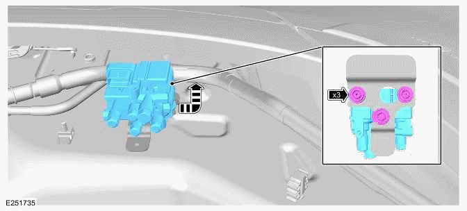 Rear Air Reservoir Valve Block