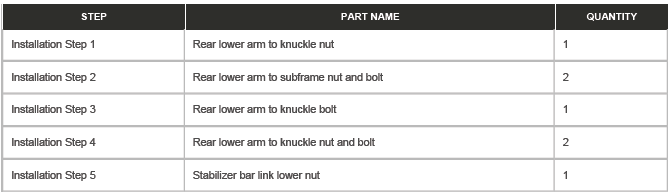 Lower Control Arm - Vehicles With: Air Suspension