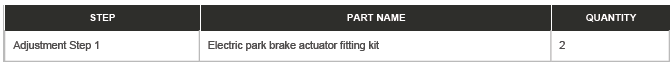 Electric Park Brake Release When The Vehicle Has No Electrical Power